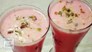 रूह अफ़ज़ा लस्सी बनाने की विधि | How to make Rooh Afza Lassi