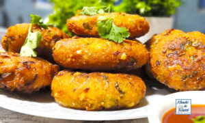 Healthy Poha Cutlet Hindi Recipe